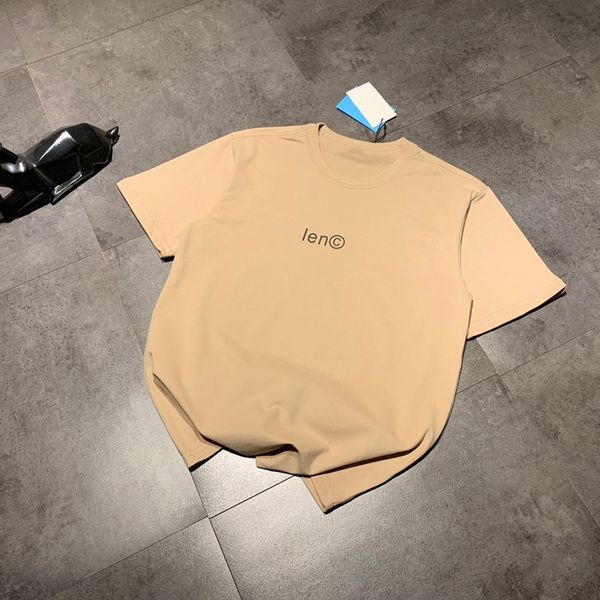 

luxury design summer jiachao short sleeve lovers basic letter printing casual round neck t-shirt, White