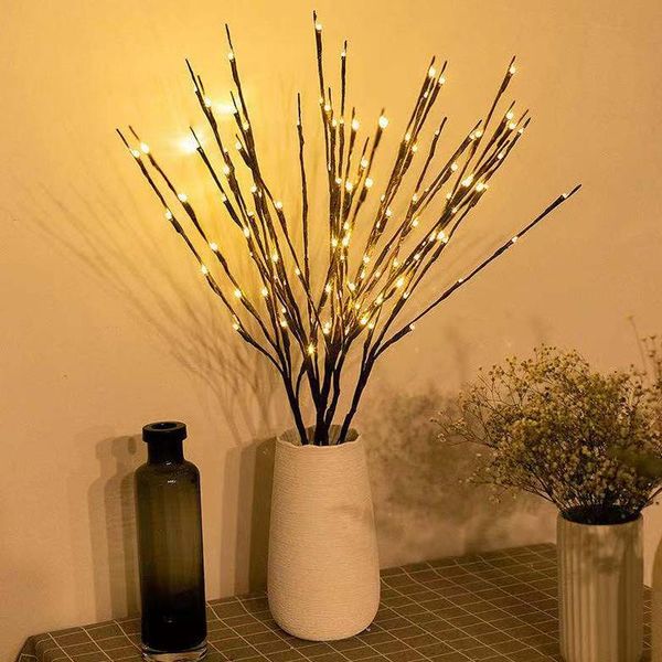 

night lights led simulation branch light indoor room bedroom window deskdecoration holiday diy shape of battery box string