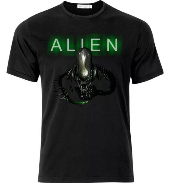 

Alien Cult Sci-Fi Horror T Shirt Black, White;black