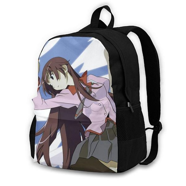 

backpack bakemonogatari backpacks university runner large fun polyester bags