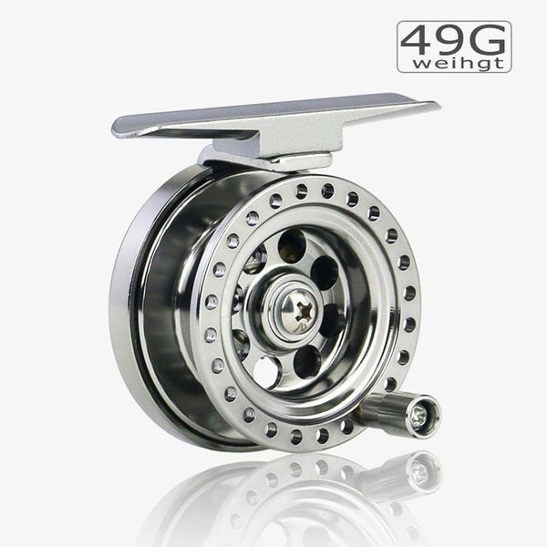 

ice fishing reel 5cm ultra-light 49g winter wheel full metal carp accessories for saltwater and freshwater baitcasting reels