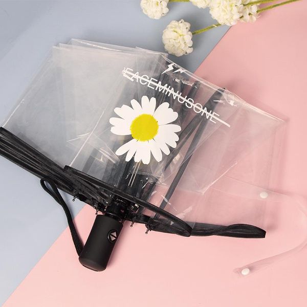 

umbrellas transparent automatic umbrella windproof auto folding pink rain men women outdoor travel business foldable car parasol