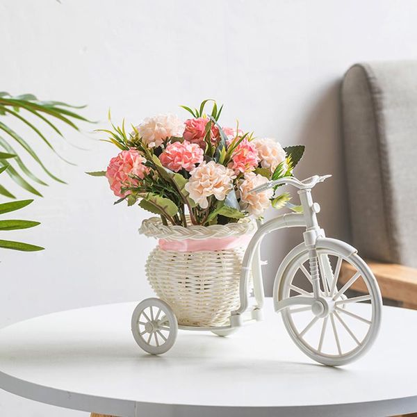 

decorative flowers & wreaths home decor garden bike potted simulation decoration indoor living room table ornaments creative nordic gifts