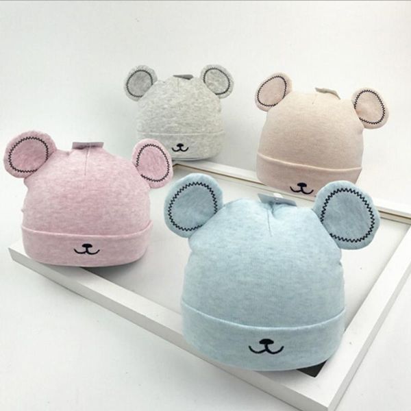 

winter kids warm hat cute baby toddler girls boy beanie ears plush cap czapka zimowa infant caps & hats1, Yellow