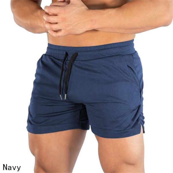 

summer solid color men's fashion sports shorts leisure fitness, White;black