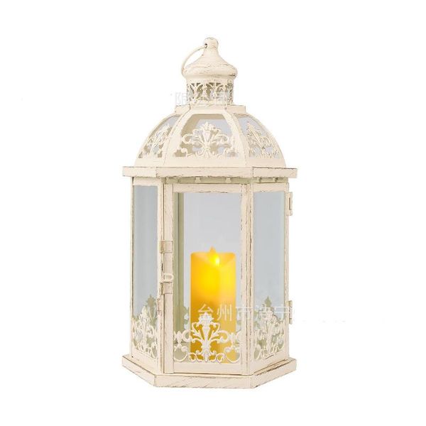 Portacandele Oggetti di scena per matrimoni Decorazione scenica Decorazioni romantiche Candele Tempesta Lanterna Lampada da terra Accessori da giardino fatti a mano Regalo per esterni