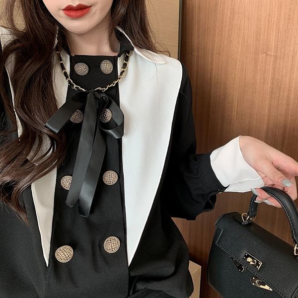 

women's blouses & shirts 2021 casual clothing fashion spring style blusas feminina vero office lady loose camisas mujer, White