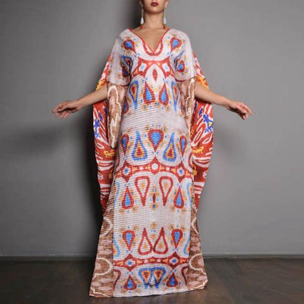 

ethnic clothing print abaya maxi dress cardigan kimono hijab ramadan eid mubarak muslim jalabiya long robe gowns africa dashiki islamic, Red