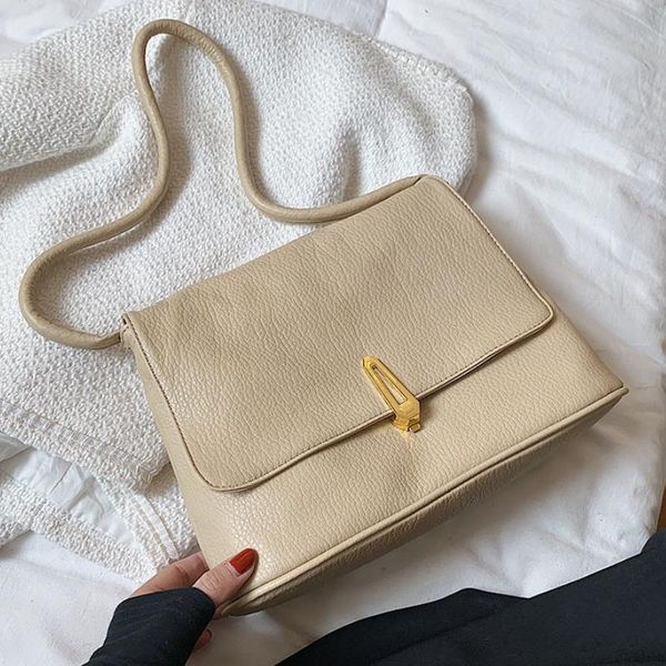 

evening bags brand designer simple style pu leather crossbody for women 2021 winter lady travel shoulder purses and handbags