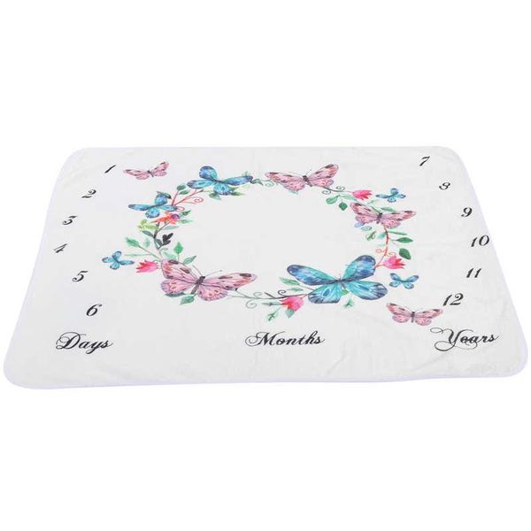 

blankets & swaddling bedding sleeping baby swaddles monthly milestone blanket exquisite flannel infant po background soft cotton