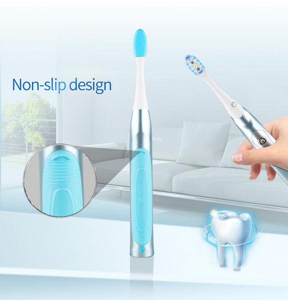

smart electric toothbrush seago sonic whitening led light anti-roll design waterproof non-slip teeth brush replaceable head seag