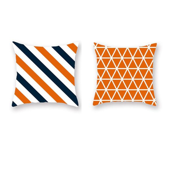 

cushion/decorative pillow stripes dots geometric waist throw cushion cover fall halloween pumpkin case sofa home decor poszewki na poduszki