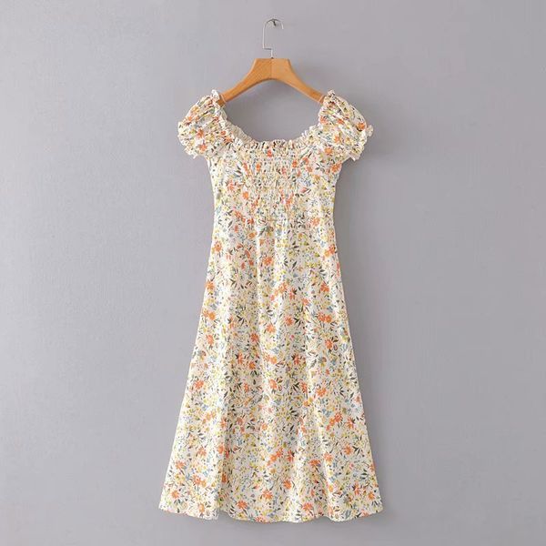 

dresses 2230- summer casual fashion print slim cut split holiday dress, Black;gray