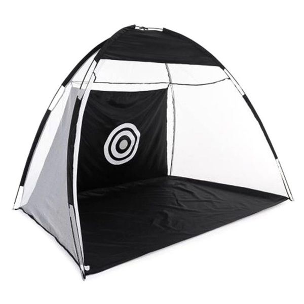 

golf training aids foldable hitting cage indoor outdoor sports swing trainer chipping net backyard garden grassland