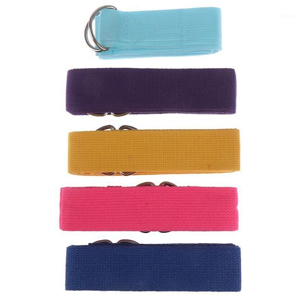 

adjustable sport stretch strap women yoga multi-colors d-ring belts gym waist leg fitness belt1