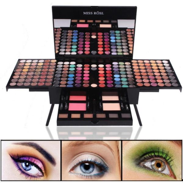 

eye shadow 180 colors piano eyeshadow palette brush blusher pressed powder makeup set