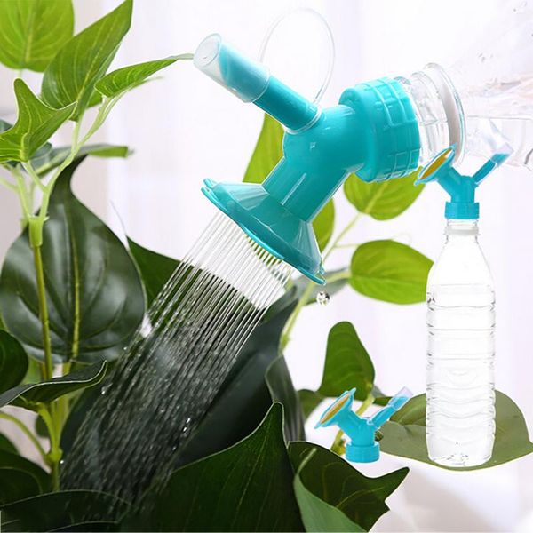 

2in1 plastic sprinkler nozzle for flower waterers bottle watering garden plant water household equipments