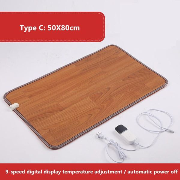 

carpets 4 pattern leather heating foot mat warmer electric pads feet leg carpet thermostat warming tools home office