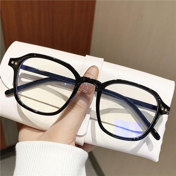 

sunglasses 2021 tr90 computer glasses frame women vintage anti blue light gaming eyewear men optical spectacle eyeglass uv400, White;black