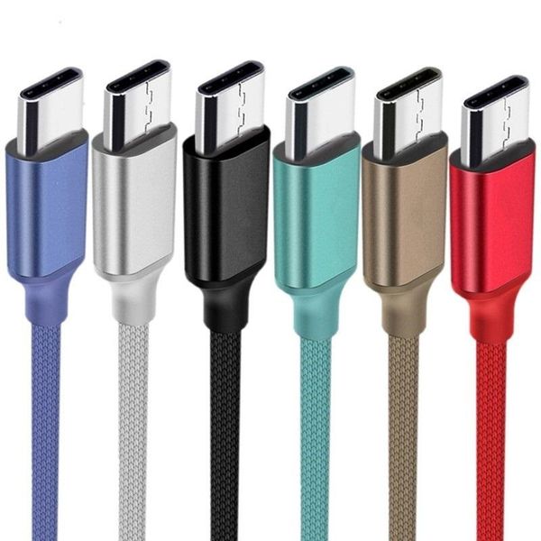 

1m 2m 3m quick charging cables fabric nylon alloy type c micro cable for samsung galaxy s6 s7 s8 s9 s10 note 8 9 htc lg pc