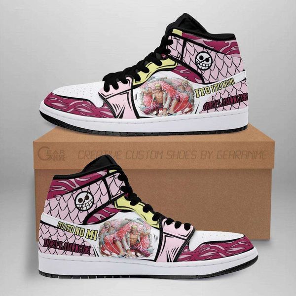 

doflamingo sneakers anime shoes fan gift