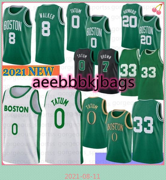 

men's jayson 0 tatum kemba 8 walker basketball jersey retro jaylen 7 brown marcus 36 smart mesh jerseys 2021 new, Black;red