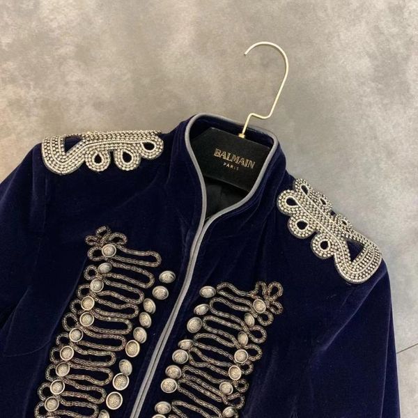 

women's jackets women vintage rivet patchwork coats stand collar long sleeve open stitch jacket female 2021 fashion autumn, Black;brown