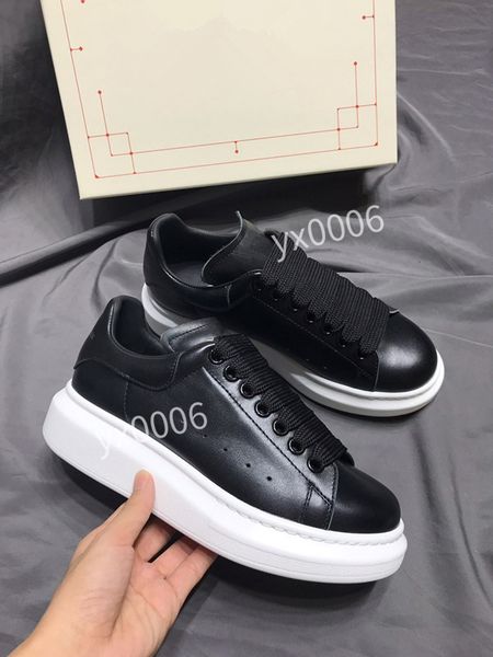 

designer platform casual shoes 35-44 men women leather lace up sneakers luxury white black velvet suede trainers jogging walking gp191120, Red;white