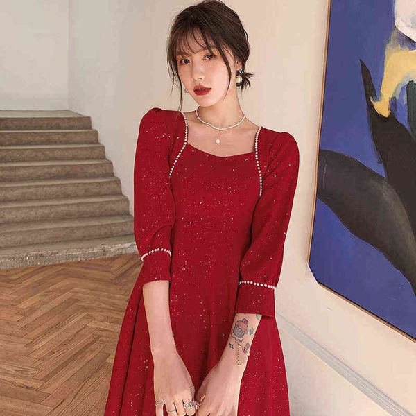 

luxury street style dresses pregnant women's toast cloth bride's belly covering 2021 large engagement is thin. you can wear small, Black;pink