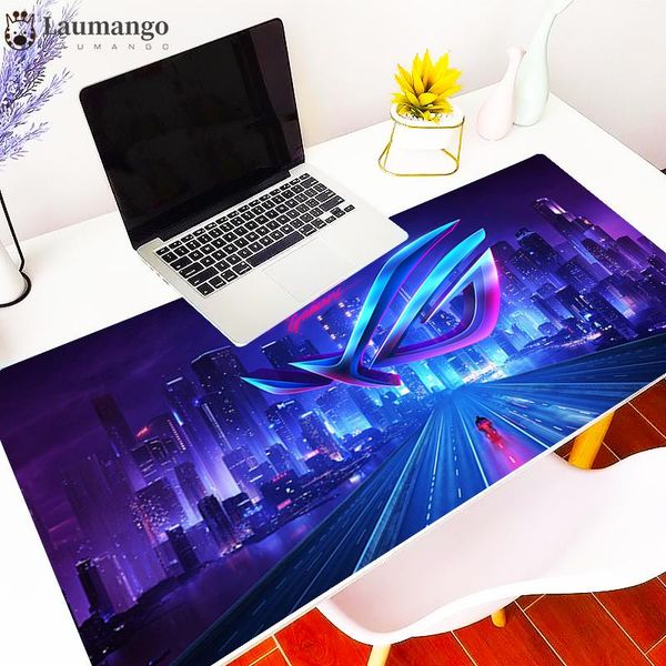 

mouse pads & wrist rests asus pad gaming keyboard computers gamer desk mat cool logo tapis souris as girl or boyfriend gift mousepad 90x40