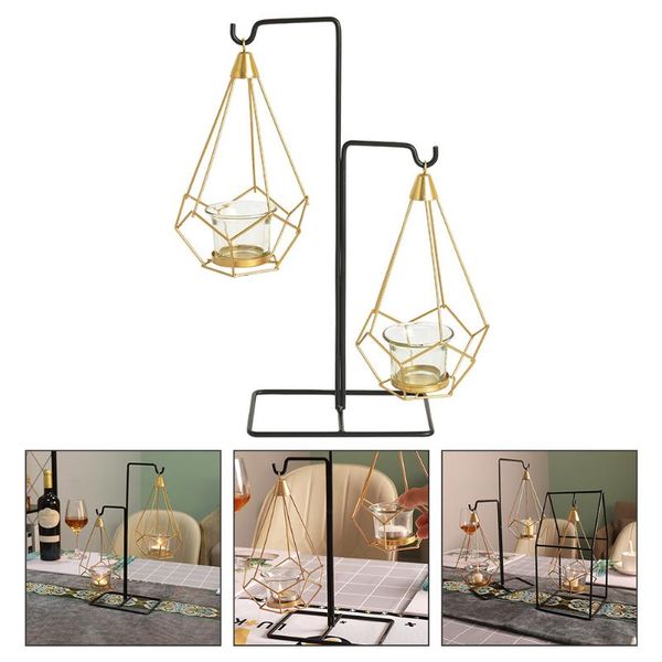 

candle holders 1pc delicate ironwork candlestick dinner decorative holder deskdecor
