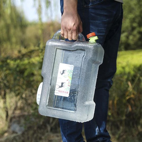 

transparent water bucket drink outdoor camping storage container bags