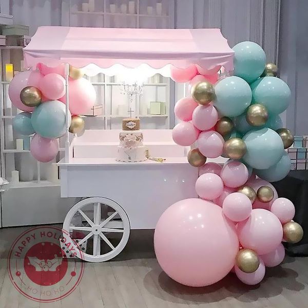 

party decoration 2-5pcs 18inch 36inch large pastel round macaron latex balloons big birthday inflatable helium arch