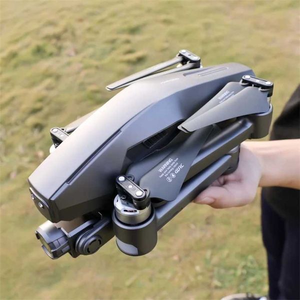 

professional drone with 4k hd 2-axis gimbal 6k camera 5g wifi gps supports 64g tf card fpv drones rc distance 2km quadcopter 220119