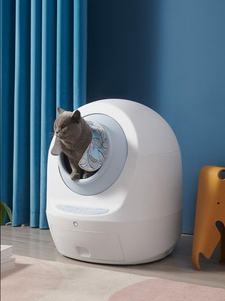 

other cat supplies automatic electric cleaning litter box fully enclosed smart