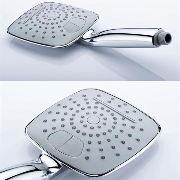 

bathroom shower heads hongdec high pressure abs 2 function spa waterfall hand held head set chrome