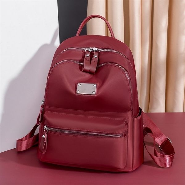 

fashion backpack shoulder bag back academy bagpack women ox women's girl schoolbag rucksack 211025