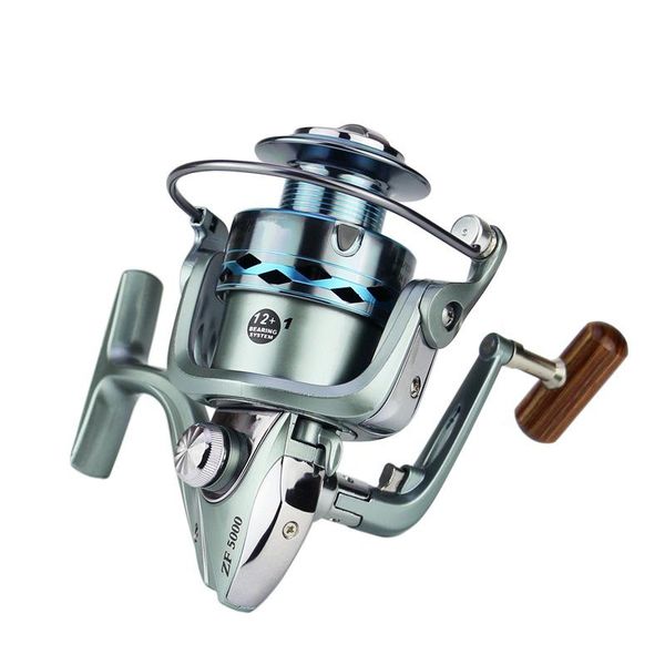 

baitcasting reels fishing reel metal wheels spinning high speed 12+1bb zf2000-7000 series pesca molinete