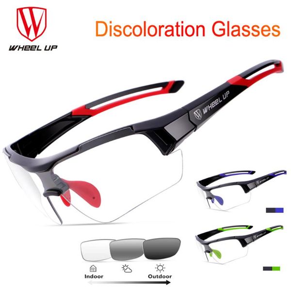 

outdoor eyewear wheel up pochromic cycling glasses discoloration mtb road bike sport sunglasses bicycle goggles