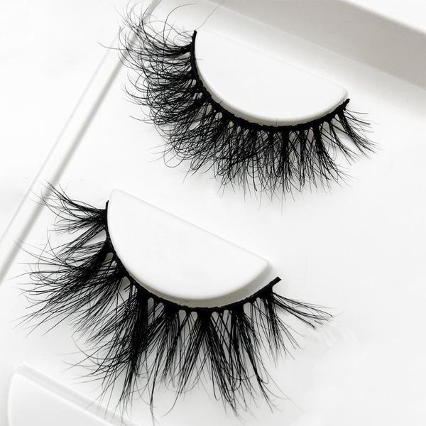 

false eyelashes mink lashes 3d 15mm 100% cruelty handmade reusable natural makeup