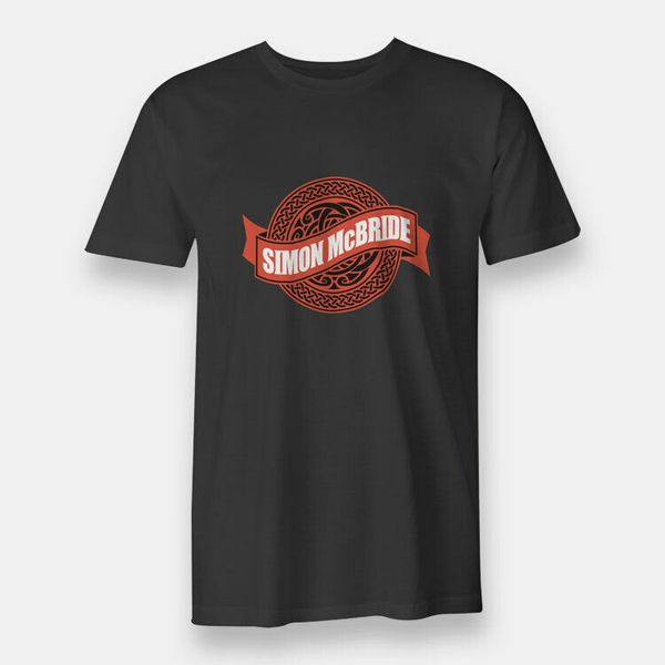 

simon mcbride guitarist singer men's t-shirt black, White;black