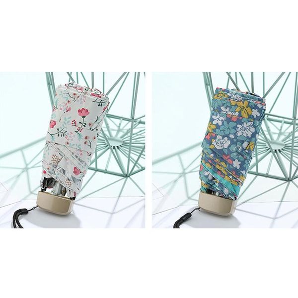

umbrellas folding umbrella,floral mini compact umbrella,uv sun-block,strong and portable windproof travel umbrella