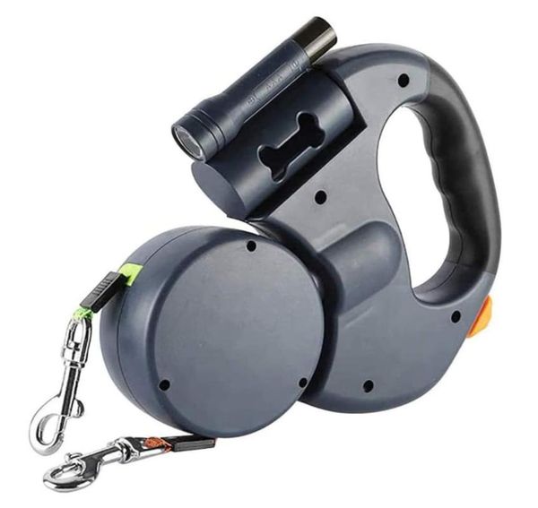 

automatic retractable traction rope with two-headed and plastic bag box dog leash chain pet supplies accessories collars & leashes