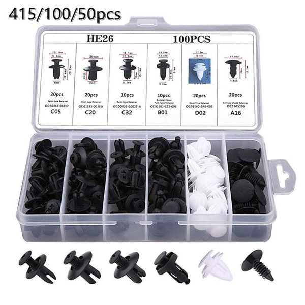 

interior decorations auto clips car bumper door trim panel plastic rivets front dumper fender fastener push pin rivet clip