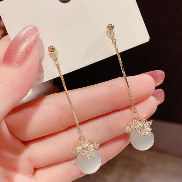 

dangle & chandelier earrings drop fashion cn(origin), Silver