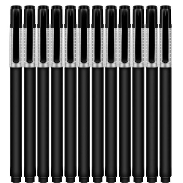

gel pens 0.5mm quick-drying abs pen for student exam signature black neutral click ball smooth office tools school