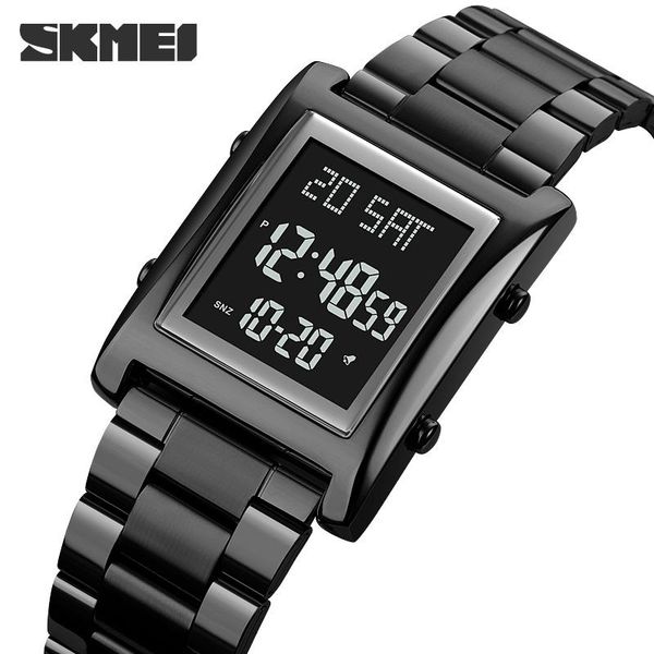 

wristwatches skmei mens watches fashion led men digital wristwatch chrono count down alarm hour for reloj hombre 1812 montre homme, Slivery;brown