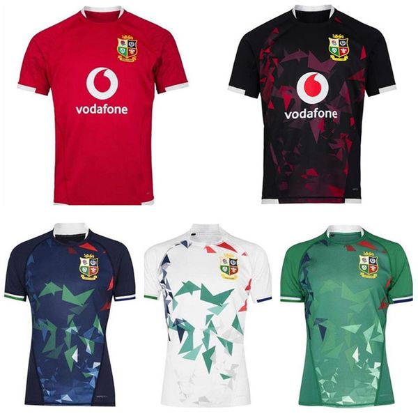 

2021 player version british & irish lions rugby jersey 21 22 britishs lion rugbys home training shirt size s-5xl, Black;gray