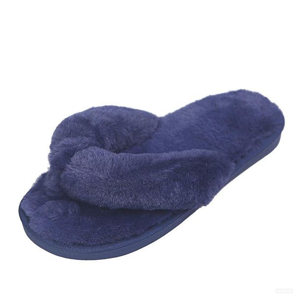 

slippers plush fashion female winter women warm indoor quality soft lady home shoes, Black