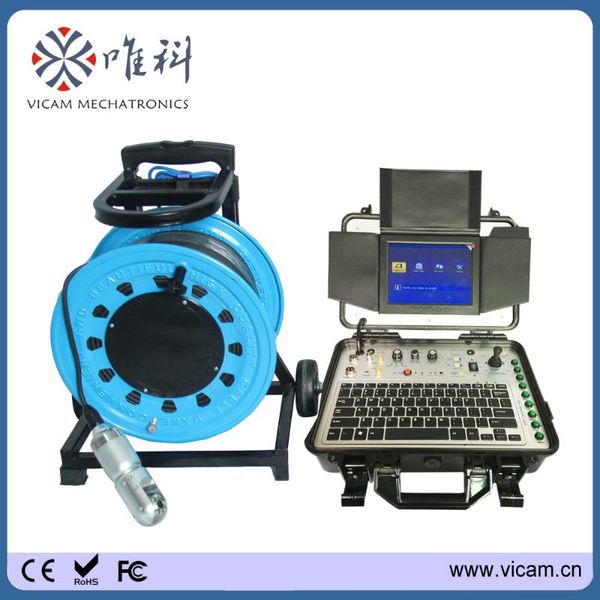 

cameras vicam water well camera 100m cable pan tilt 360 degree view underwater borehole for pipe inspection v8-3288pt-2